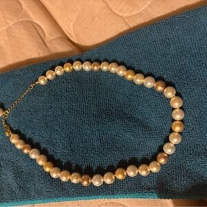 Cookie Lee Multi shaded Pearl Necklace